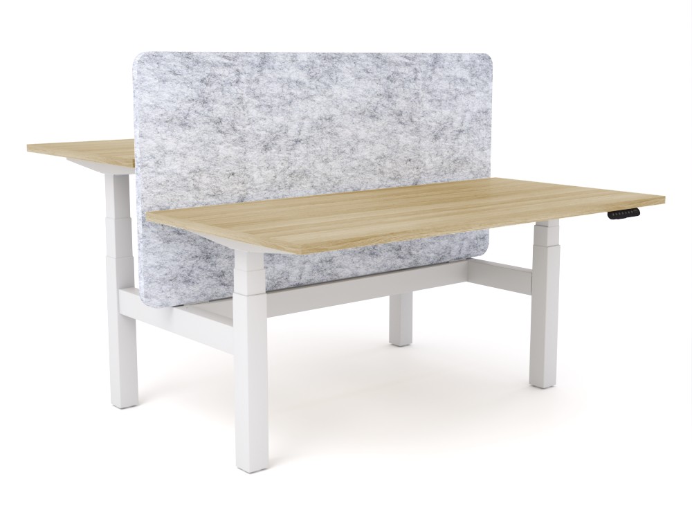 Agile Motion+ Sit to Stand Two Person B2B - with 30mm Acoustiq Screen
